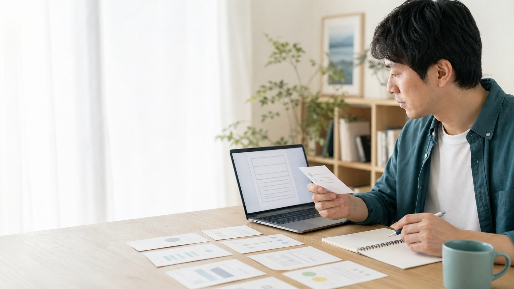 ChatGPTで教材構成を作る方法｜初心者が売る前に決める7ステップの内容を表す初心者向けアイキャッチ画像
